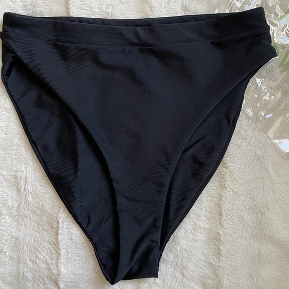 NWOT - Prairie Swim Black Bikini - Top Size Large, Bottom Size Medium - Picture 7 of 8